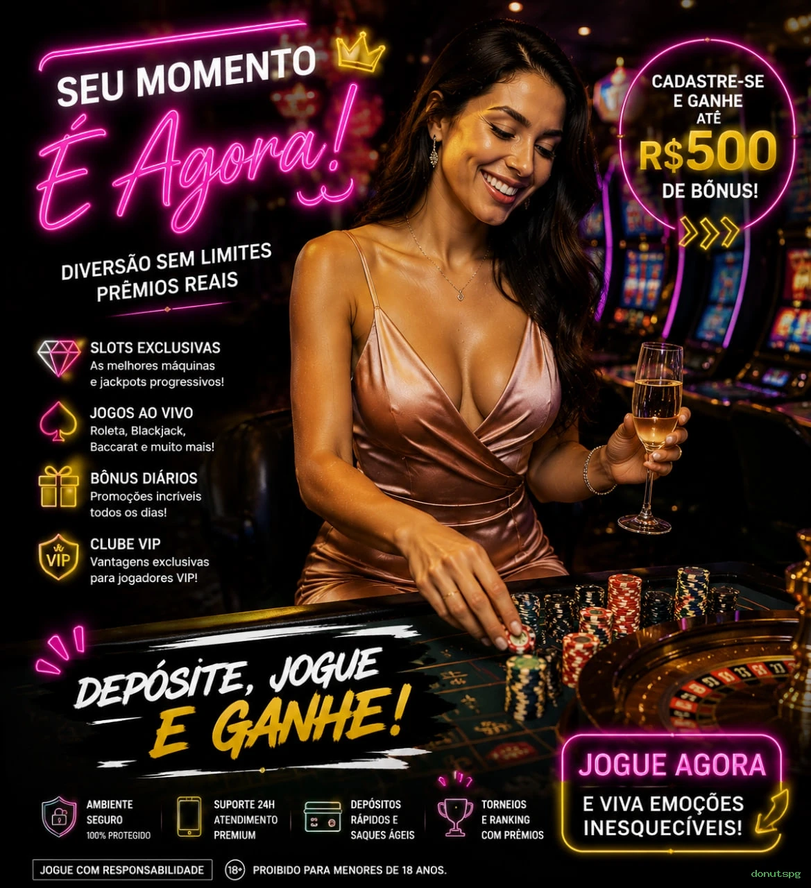 Cassino seguro no donutspg — SSL, 2FA e suporte 24/7